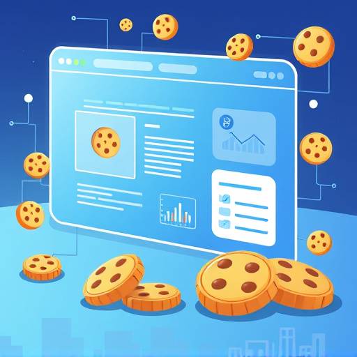 Illustration of cookies being stored and retrieved by a website